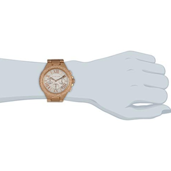 LIKE NEW TAGS Michael Kors Camille Rose Gold Watch main image 6